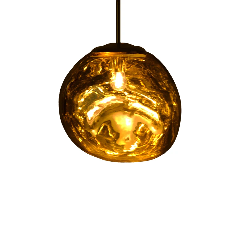 Плафон Gloine E27 в златен цвят D28x60см