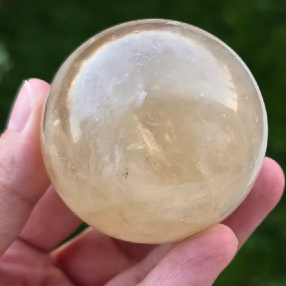 Сфера Golden Healer, кварц лимон модел 1