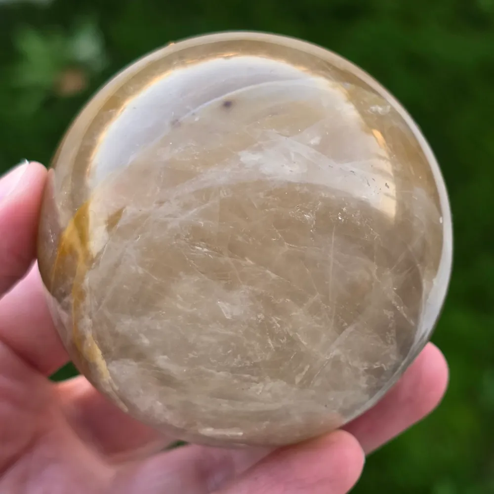 Сфера Golden Healer, кварц лимон модел 2