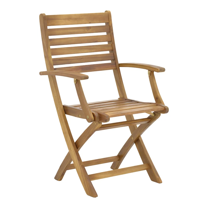 Gorpo-Carpuva комплект 3 бр.сгъваеми естествено акациево дърво масив D70x74cm
