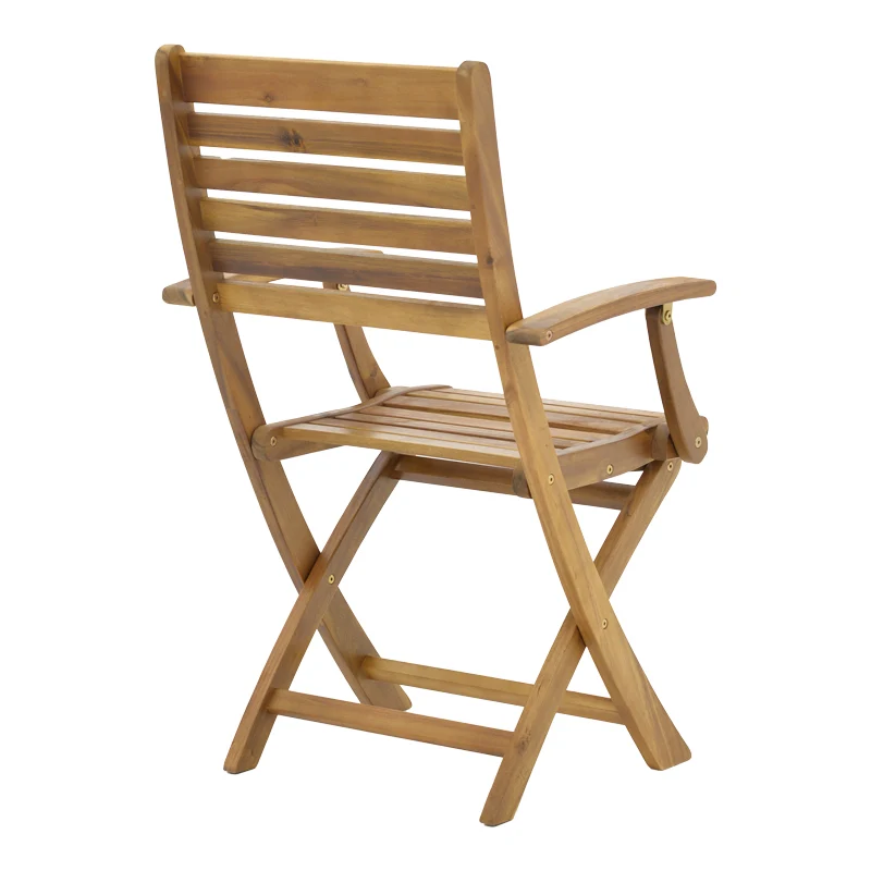 Gorpo-Carpuva комплект 3 бр.сгъваеми естествено акациево дърво масив D70x74cm