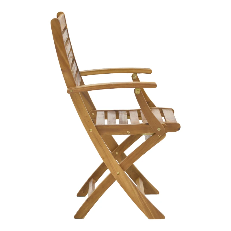 Gorpo-Carpuva комплект 3 бр.сгъваеми естествено акациево дърво масив D70x74cm