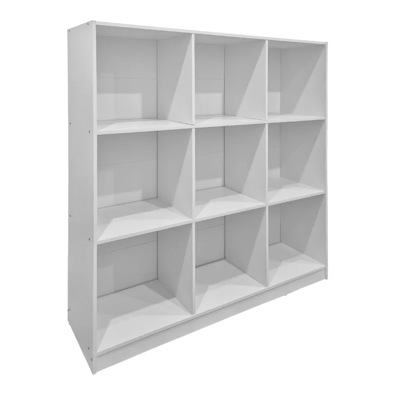 Библиотека GRIDEA бяла 119.5x30x121см