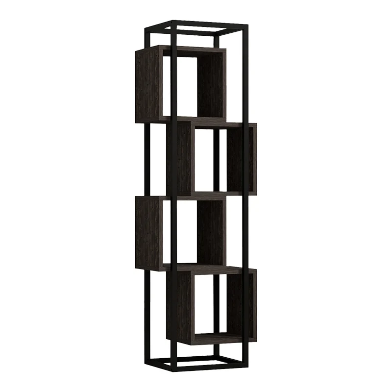 Етажерка Gridur цвят тъмен орех 44x29x140см