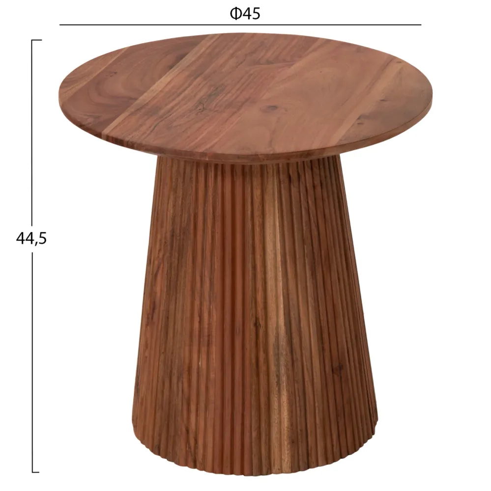 Странична маса GROOT естествен цвят Φ45x44Всм