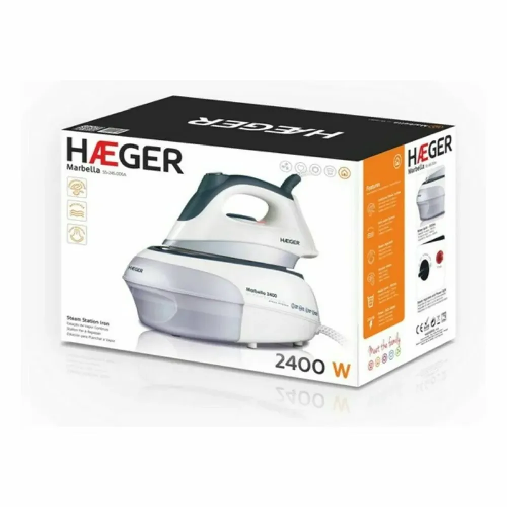 Парна ютия Haeger 5608475009204 0,9 L 2400W