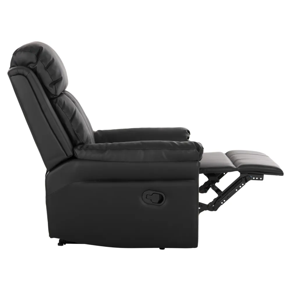 Масажно кресло HARP черен цвят PU 76x94x102