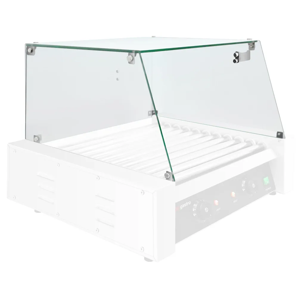 Стъклен надстройка за грил за хот дог HDGJ11N - 460x480x250mm - Стъкло - за HDGJ11N
