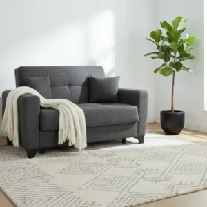 Диван HEMA сив цвят 160x84x88 см