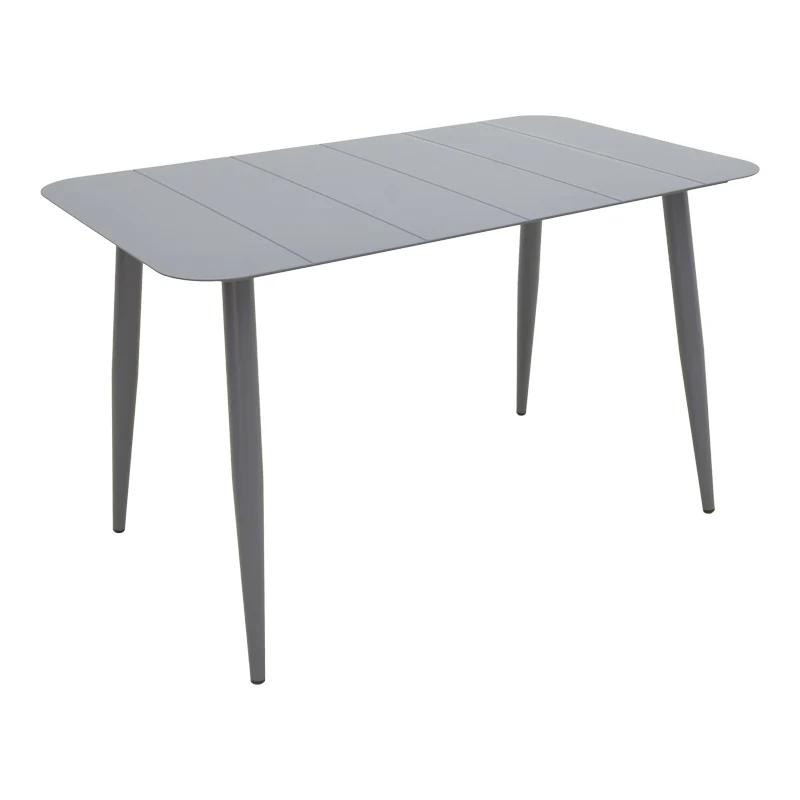 Комплект за хранене HEVEN-VISTA от 7 части антрацит алуминий 150x80x72см