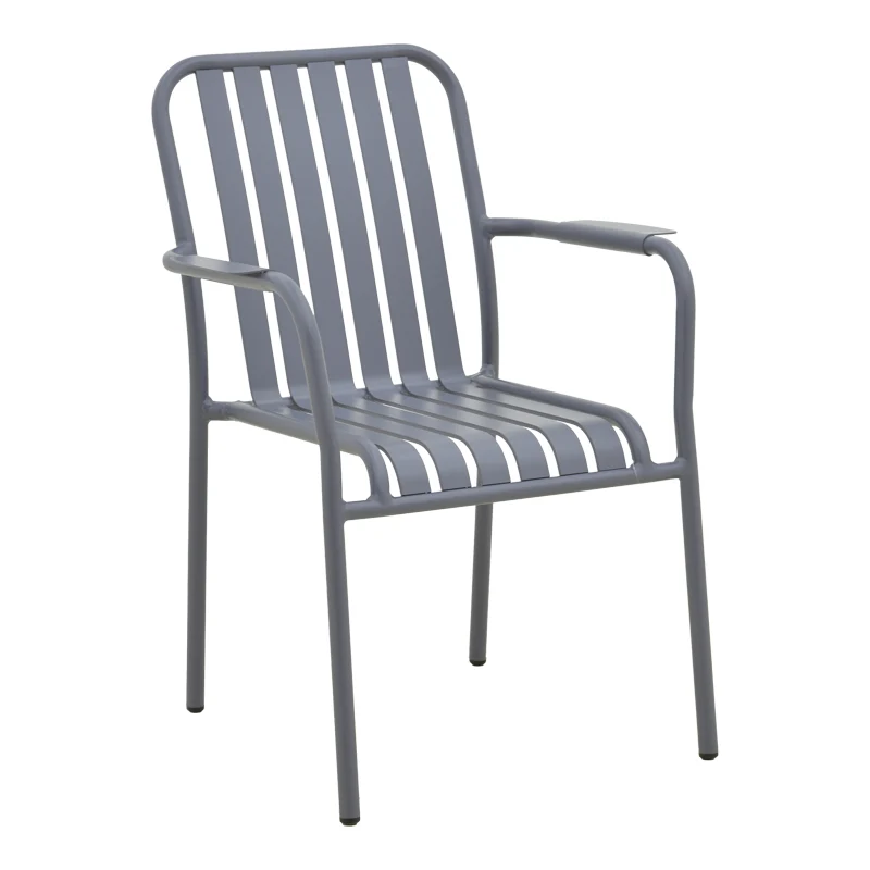 Комплект за хранене HEVEN-VISTA от 5 части антрацит алуминий 80x80x72см