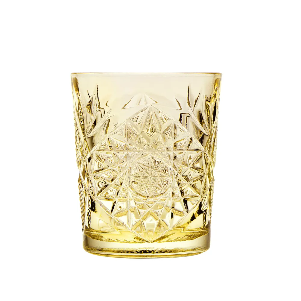 (12 бр.) чаша за вода - HOBSTAR - 35 cl - Жълта