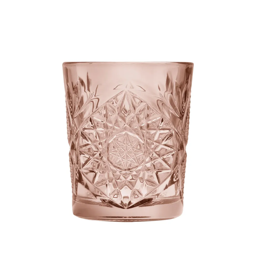 (12 бр.) чаша за вода - HOBSTAR - 350 ml - Розова