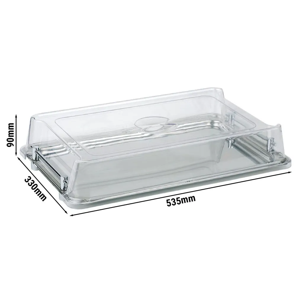 (6 бр.) Капак за гастронорм - HOCHSTAPLER - GN 1/1 - 535x330mm - Височина:90mm