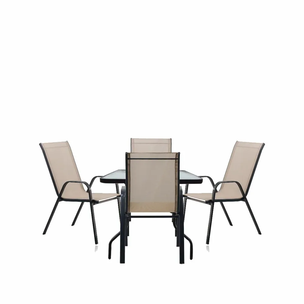 СТОЛ СТОМАНА/ТЕКСТИЛЕН БЕЖ HOME B