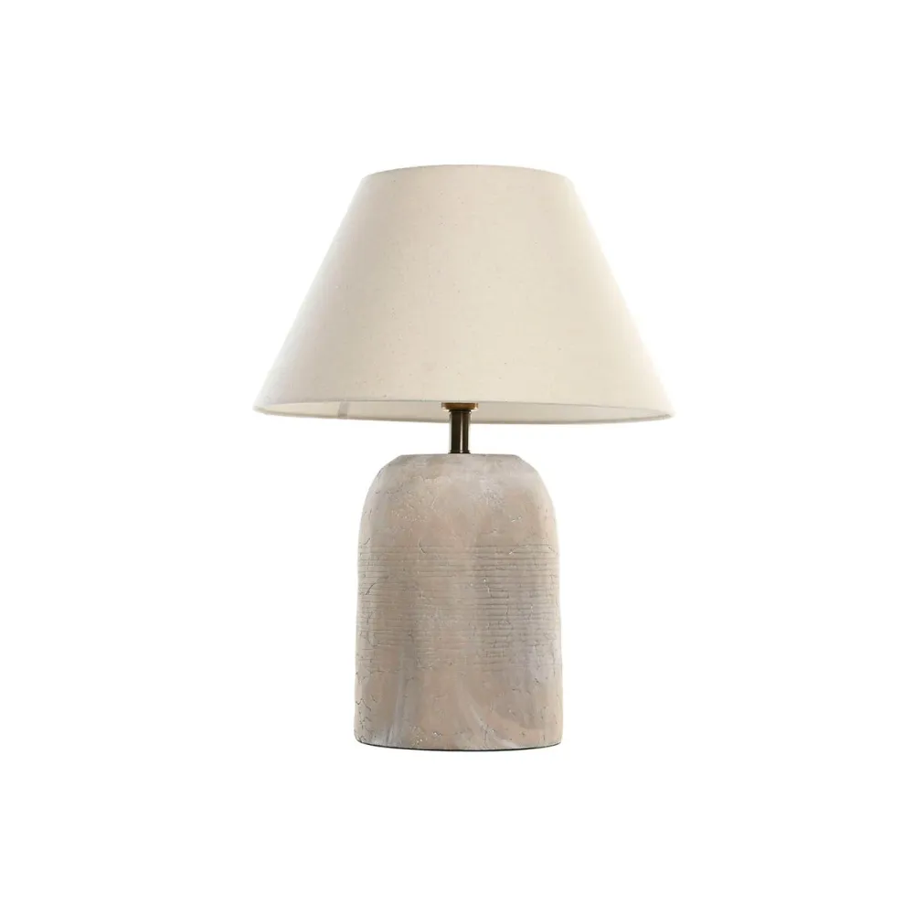 Настолна лампа Home ESPRIT Бежов Сив 50 W 220 V