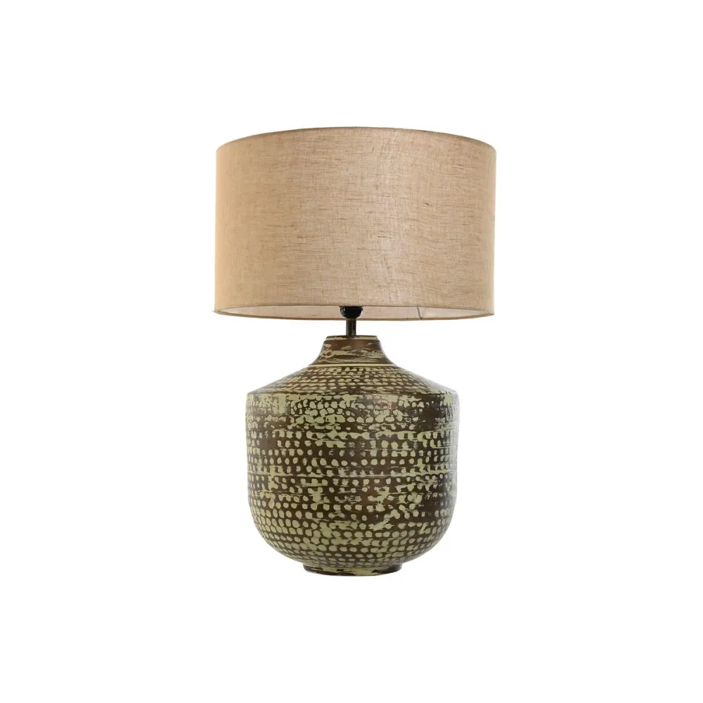 Настолна лампа Home ESPRIT Бежов Мед Алуминий 50 W 220 V 42 x 42 x 63 cm