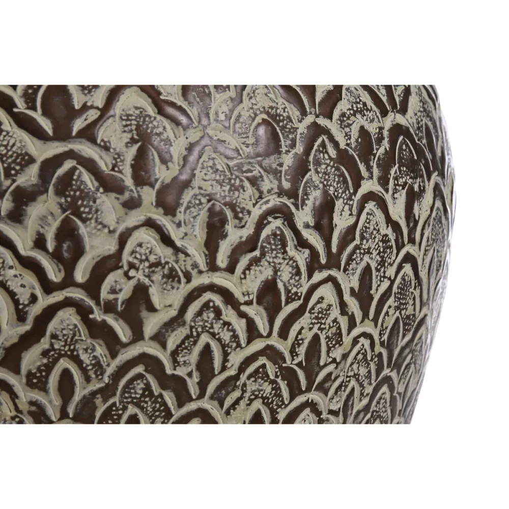 Настолна лампа Home ESPRIT Бежов Мед Алуминий 50 W 220 V 42 x 42 x 62 cm