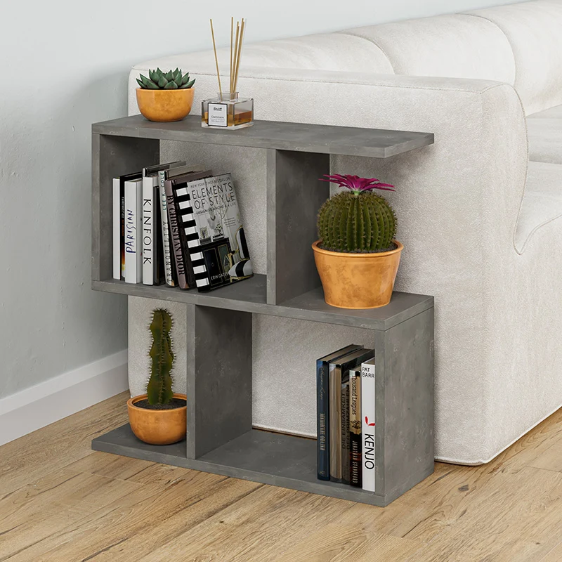 Помощна маса Homemania сив цвят 60x20x60см