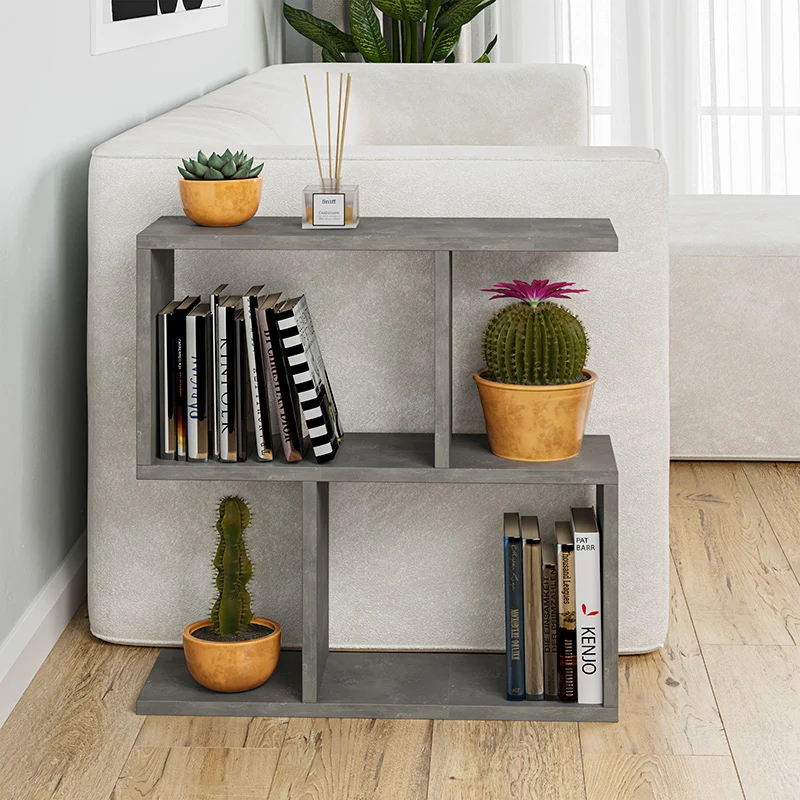 Помощна маса Homemania сив цвят 60x20x60см
