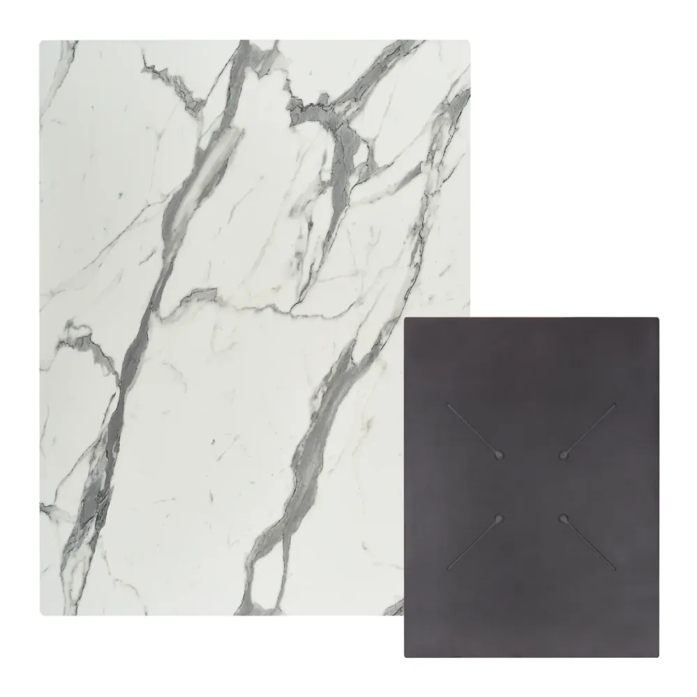 Плот за маса HPL бял цвят 60x80см