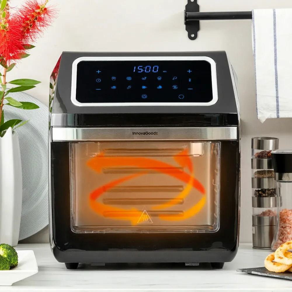 въздушен фритюрник InnovaGoods Черен 1800 W 12 L Неръждаема стомана (След ремонт B)