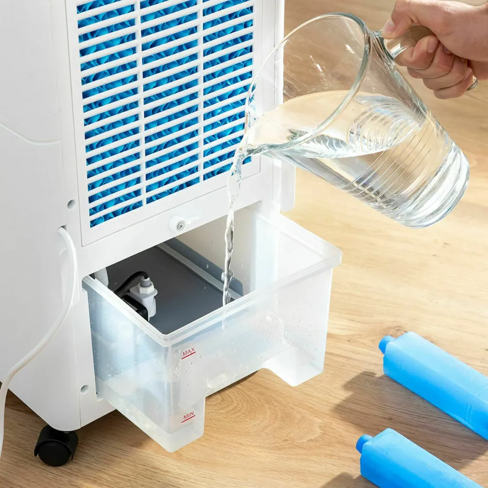 Многофункционален Преносим Изпарителен Климатик InnovaGoods 5 L Бял 65 W (След ремонт C)