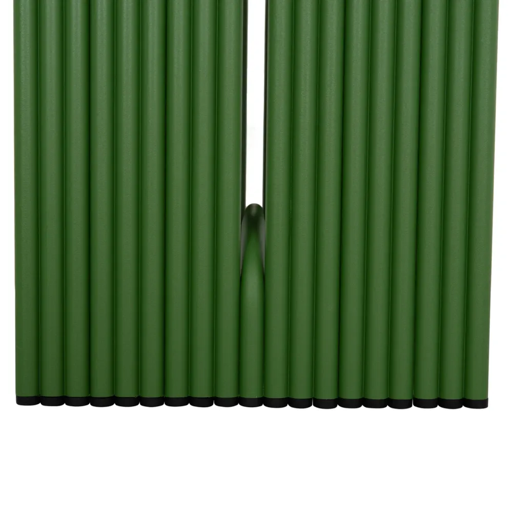 Табуретка INTREPID серия алуминиева в зелен цвят 40x38x42.5см.