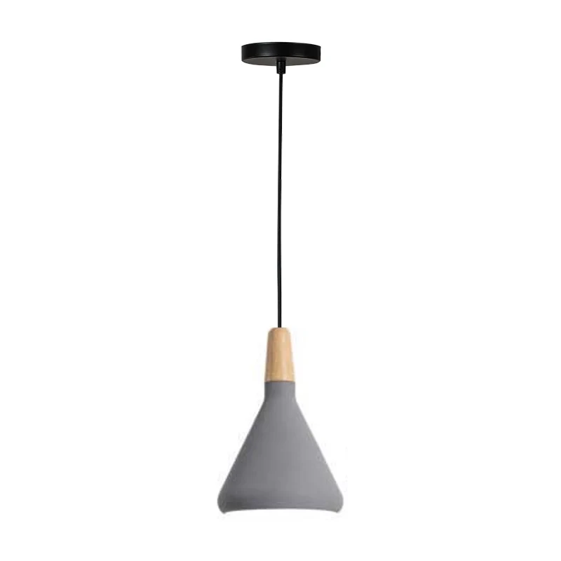 Плафон Jedren сив метал D18x27см