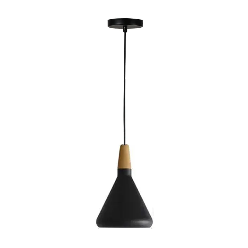 Плафон Jedren черен метал D18x27см