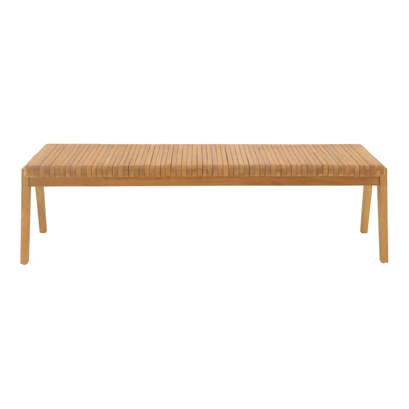 Диван-пейка Jey тиково дърво в естествен нюанс 150x57.5x80см