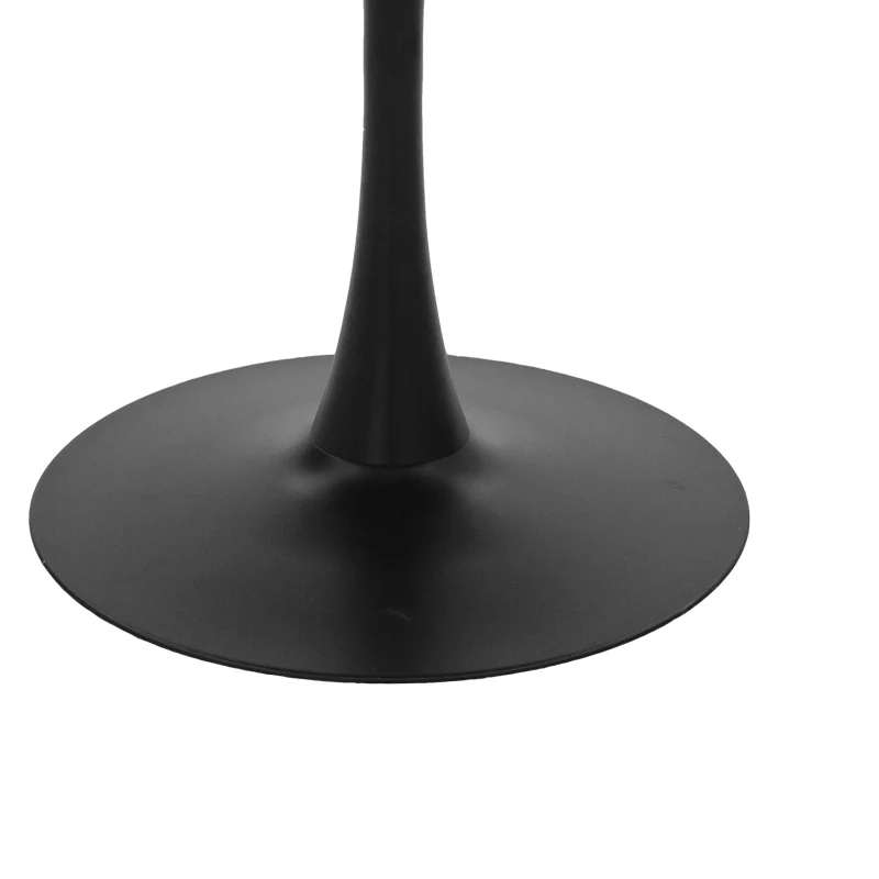 Комплект трапезна маса Julita-Balou от 5 mdf-pp в черно-натурален цвят d120x73см
