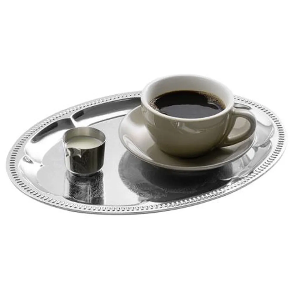 (6 бр.) Табла за сервиране - KAFFEEHAUS - Неръждаема стомана - 310x230mm - Височина: 15mm