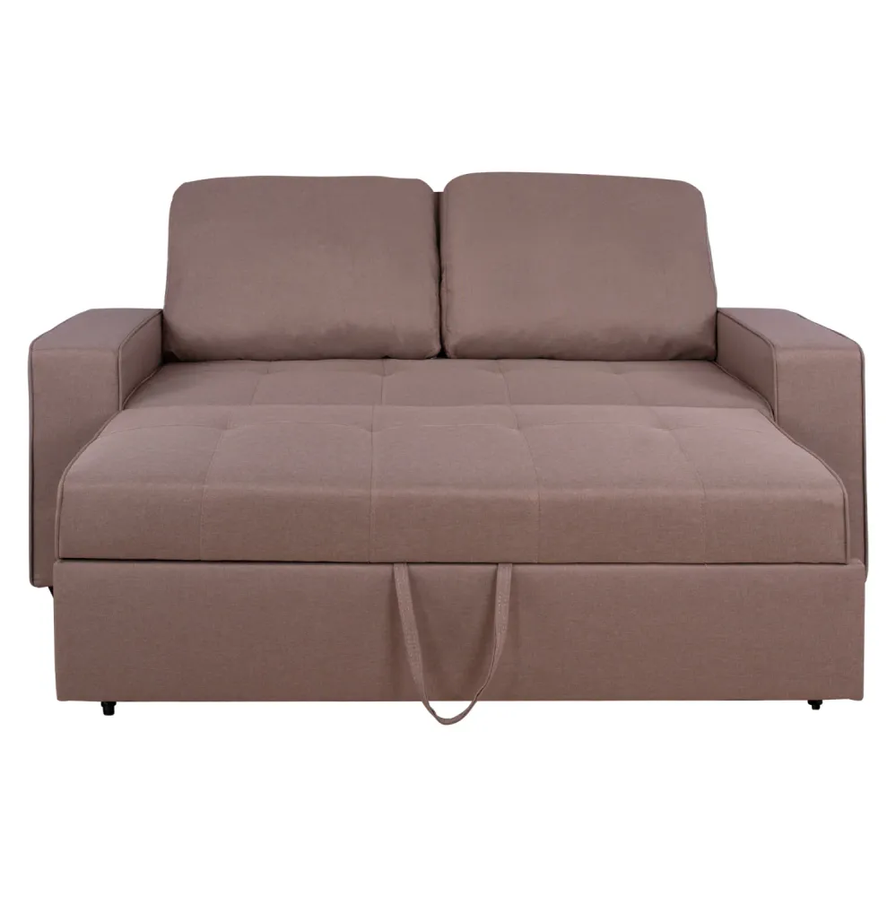 Двуместен диван KANNA 175x100x83 бежов плат