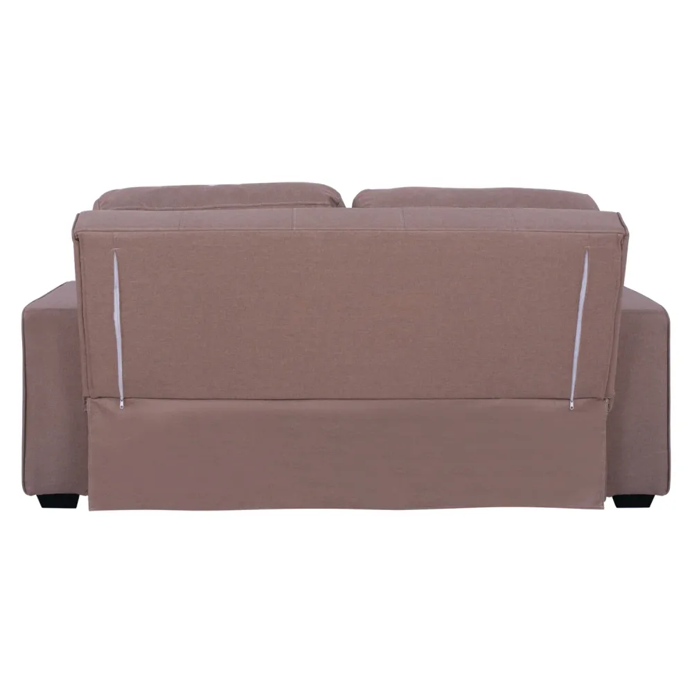 Двуместен диван KANNA 175x100x83 бежов плат