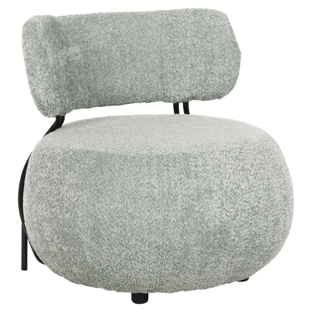 Кресло KARSEN цвят шамфъстък 75x75x75H см