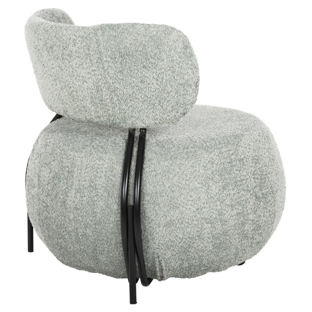 Кресло KARSEN цвят шамфъстък 75x75x75H см