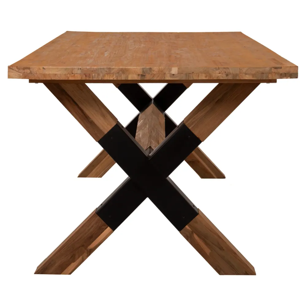 Маса KATTE 250x100x78см -натурал тиково дърво