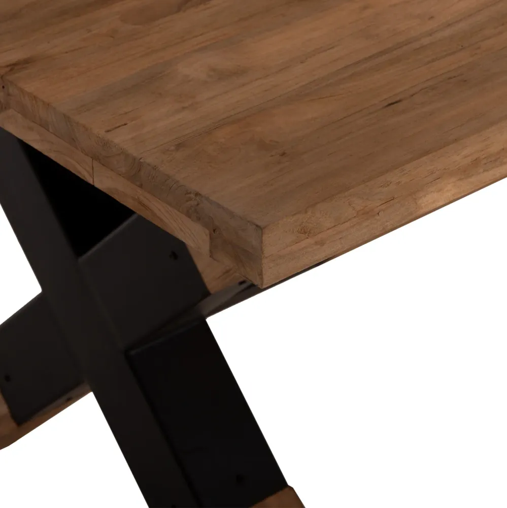 Маса KATTE 250x100x78см -натурал тиково дърво