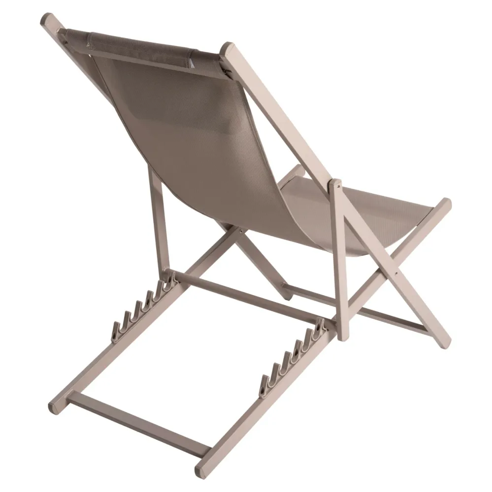 Плажен стол KEA цвят бежов-шампанско