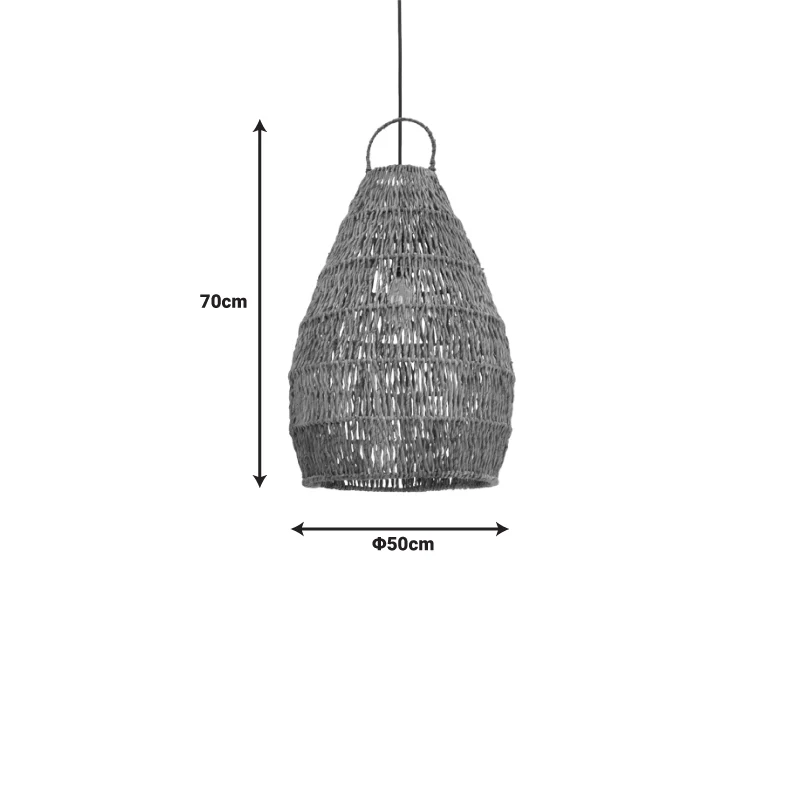 Kelog мат плафон в кафяв нюанс 50x50x70см