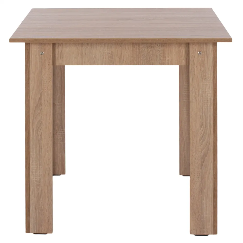 Трапезна маса KEVIN 80x80x77см, дъб сонома