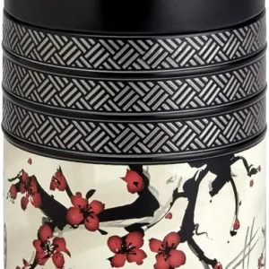 Кутия за съхранение на чай "Kioto" цветя, 125гр.