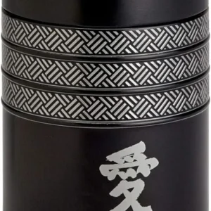 Кутия за съхранение на чай "Kioto" черна, 125гр.