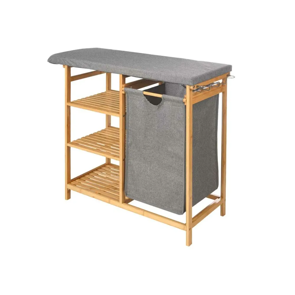 Дъска за гладене Kipit 1443FL BAMBOO.2 Сив Плат Бамбук