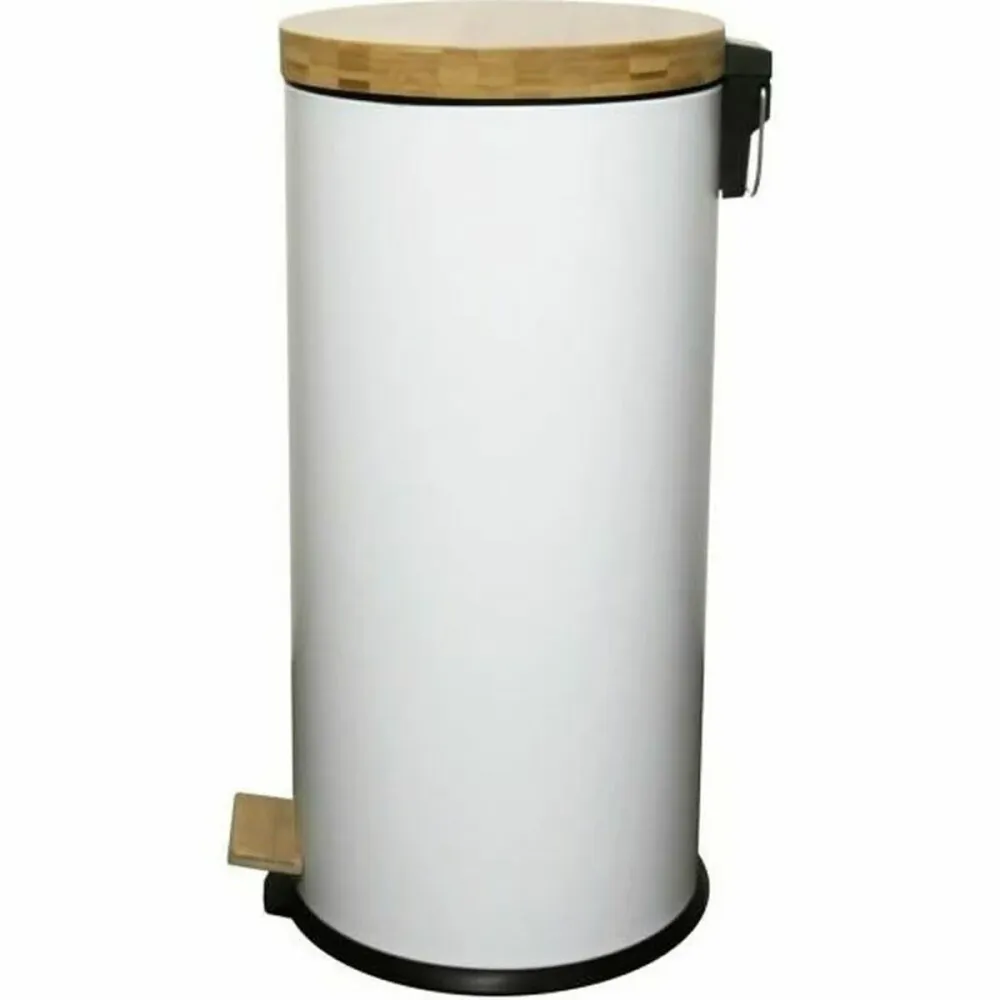 Кошче за Боклук Kitchen Move Бял 30 L