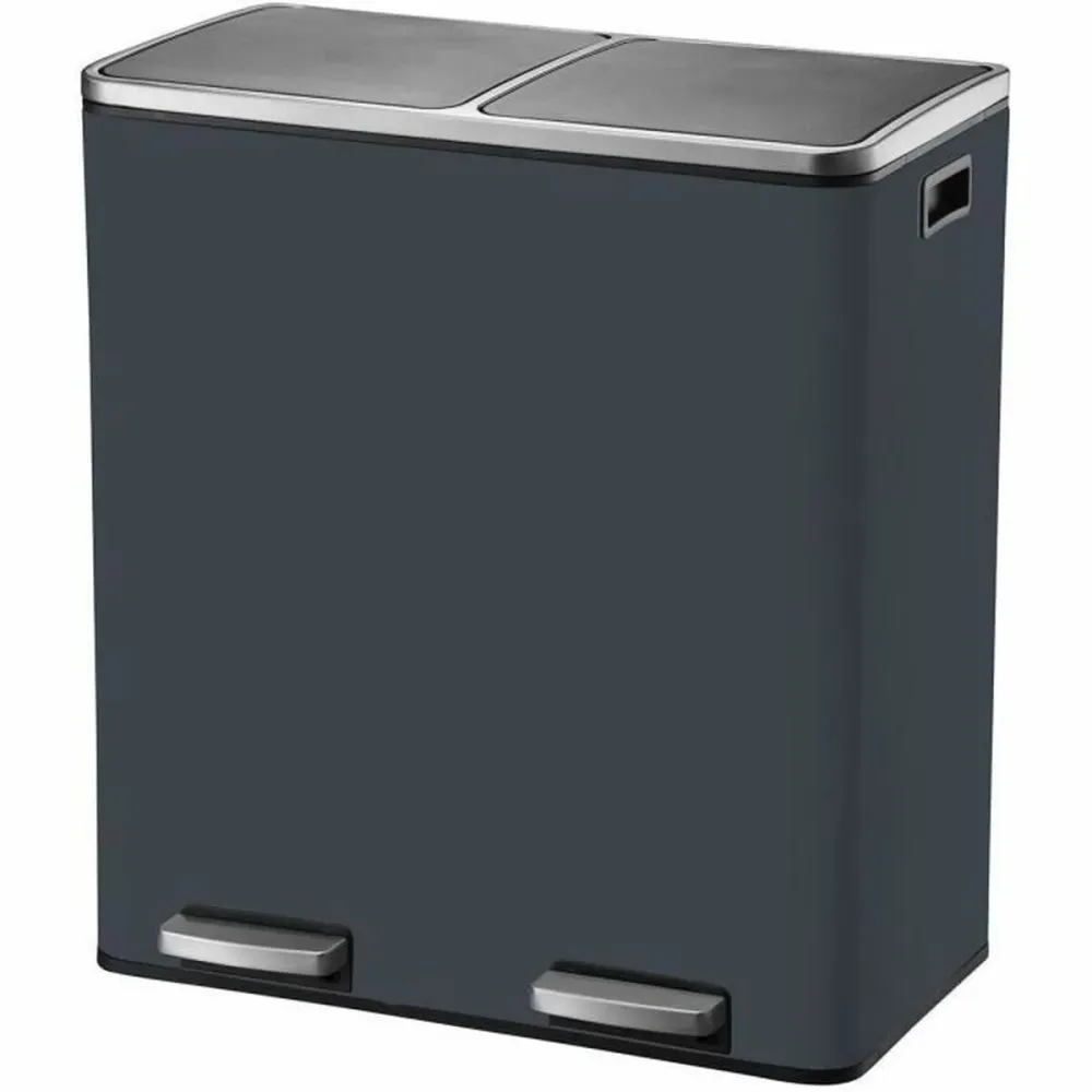 Кошче за боклук Kitchen Move Сив Неръждаема стомана 60 L