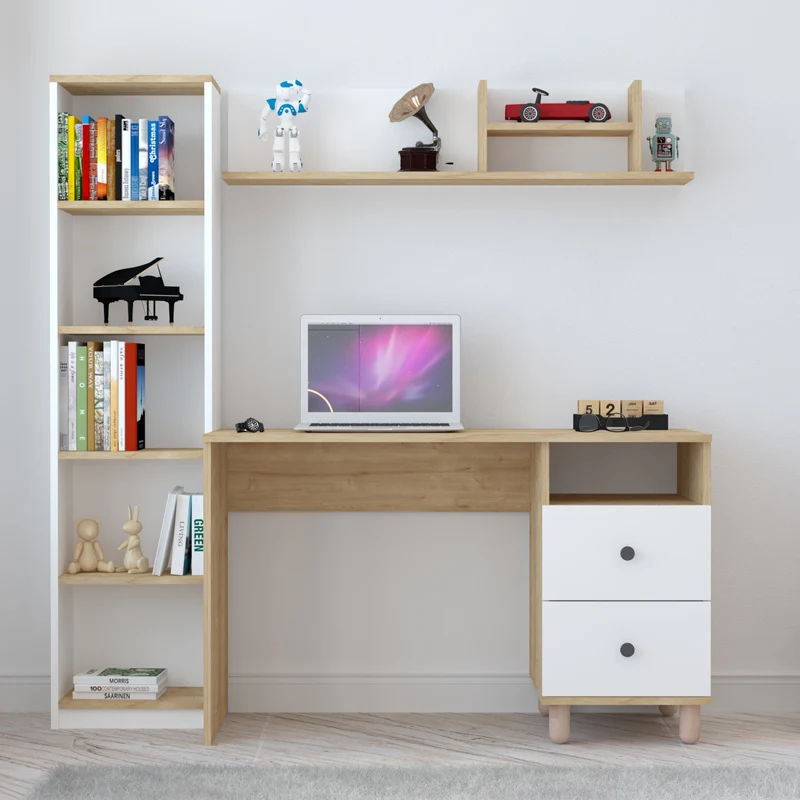 Офис модул Kontor сонома/бял 160x50x162см