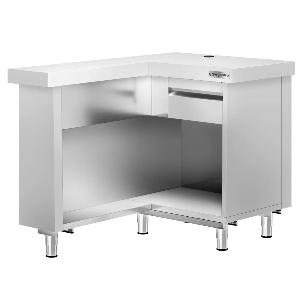 Касов модул KOPENHAGEN - 1240mm - неръждаема стомана