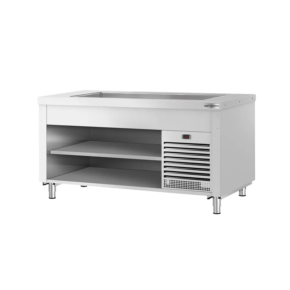 Хладилен бюфет KOPENHAGEN - 1560mm - с хладилна вана - за 4x GN 1/1